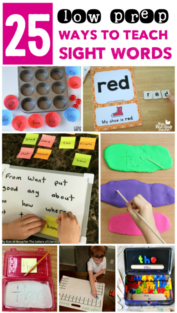 Sight word practice